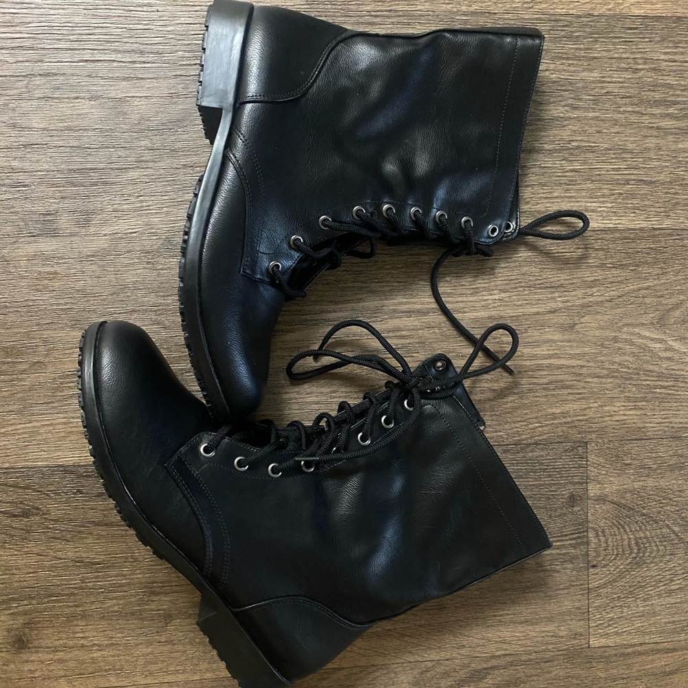 Black Combat Boots